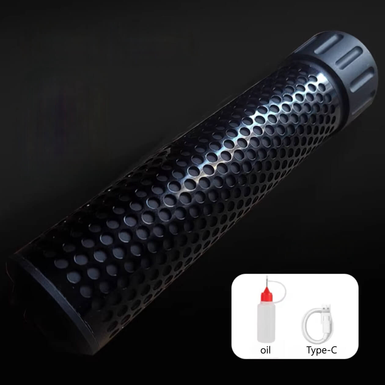 New Smoke Wolf Silencer For Both Gel blaster&Airsoft With 14mm CCW