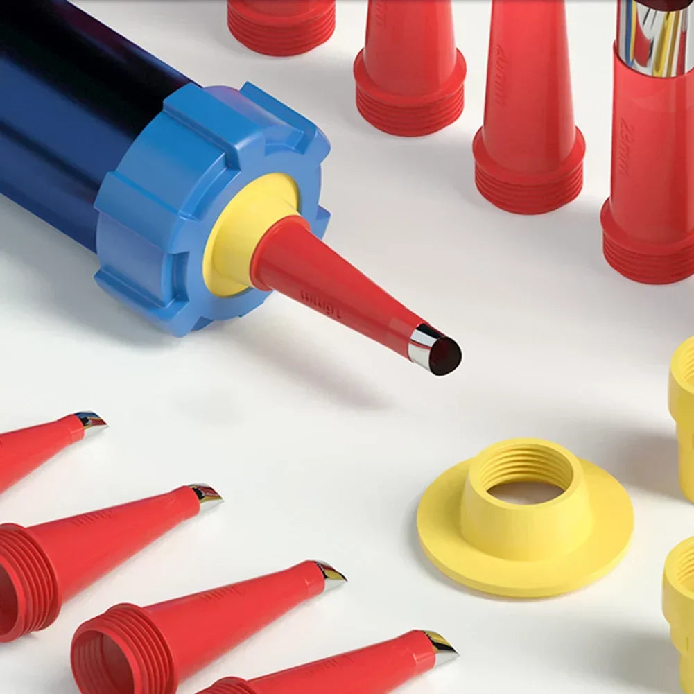 Kit de herramientas con boquilla de goma integrada universal
