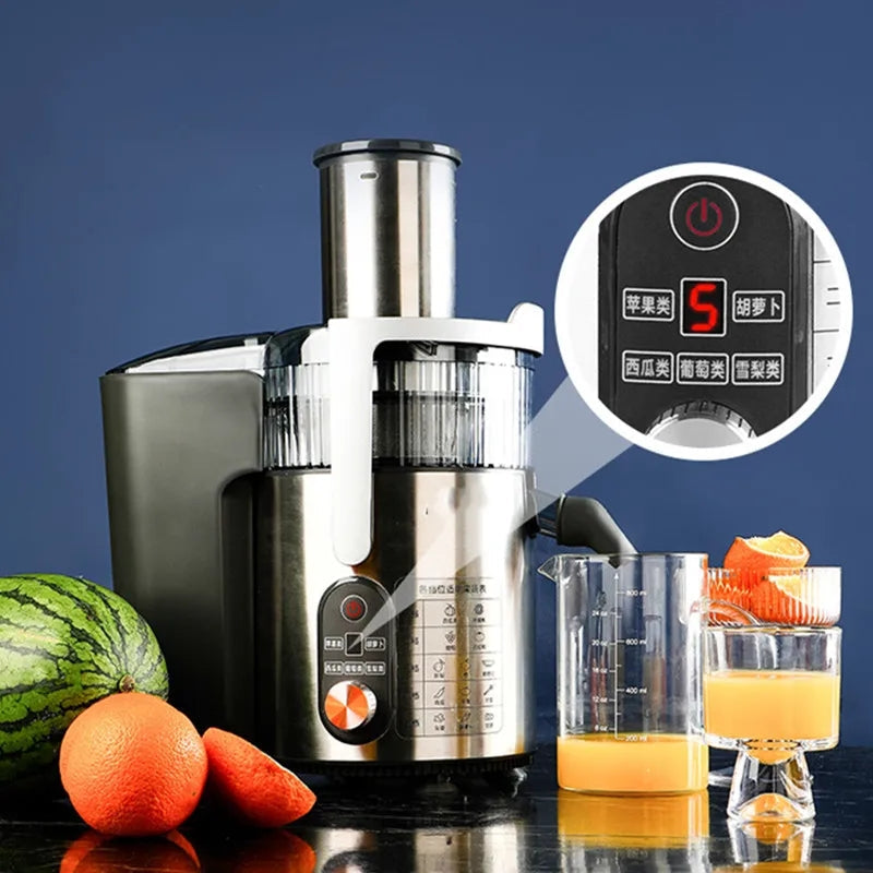 Máquina extractora de jugo fresco de caña de azúcar Exprimidor de frutas doméstico 220V