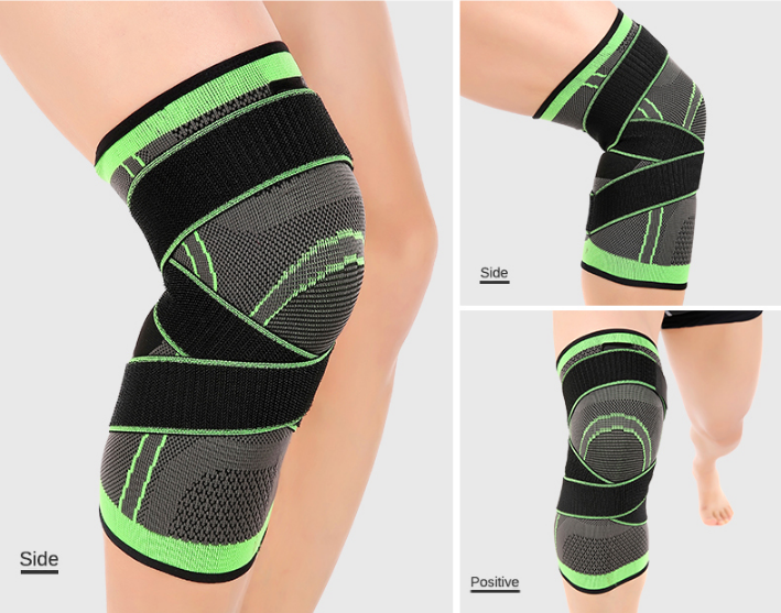 Rodilleras deportivas, mangas para fitness, running, ciclismo, rodilleras elásticas de nailon