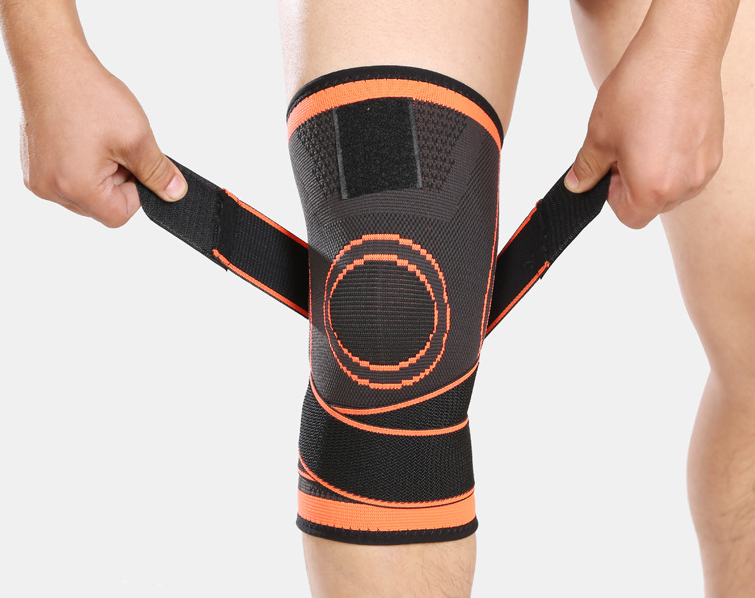 Rodilleras deportivas, mangas para fitness, running, ciclismo, rodilleras elásticas de nailon