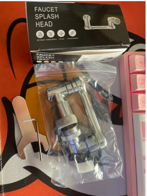 Universal 1080 Schwenkbarer Wasserhahnbelüfter Multifunktions-Wasserhahnverlängerung Universeller Schwenkbarer Spritzwassergeschützter Duschkopf