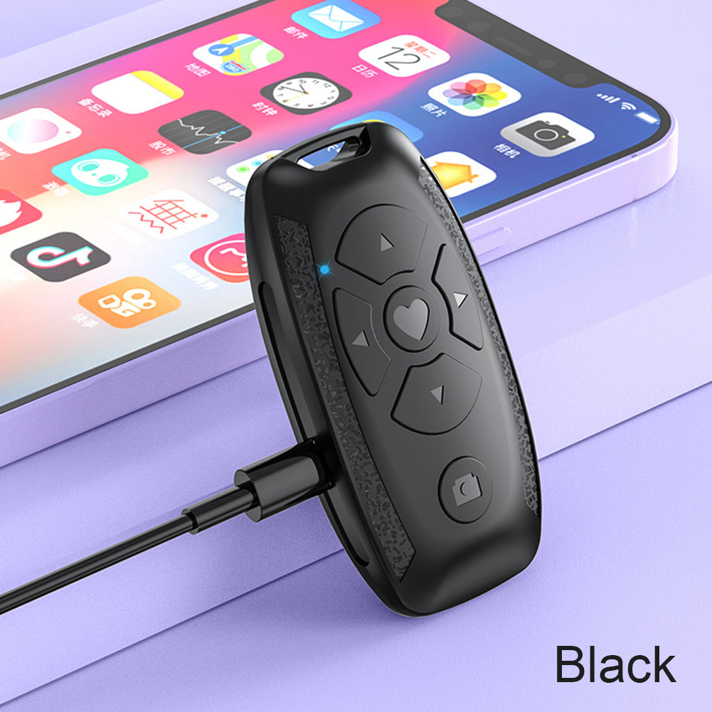 Mobile Phone Bluetooth Remote Control Wireless Rechargeable Page Turning Controller