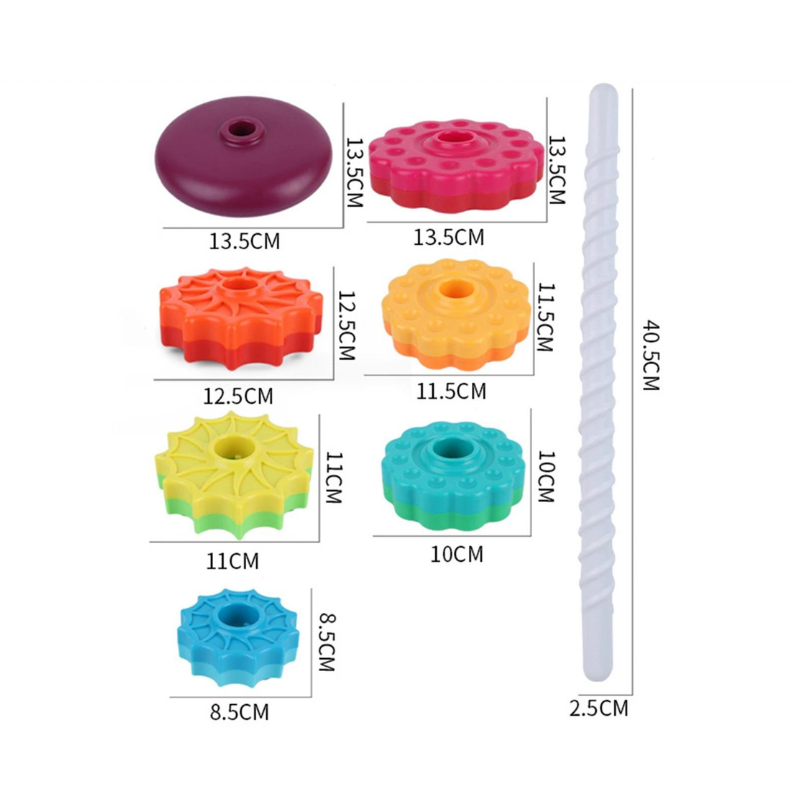 Spinbow – Lustiger und lehrreicher Farbturm für Kinder