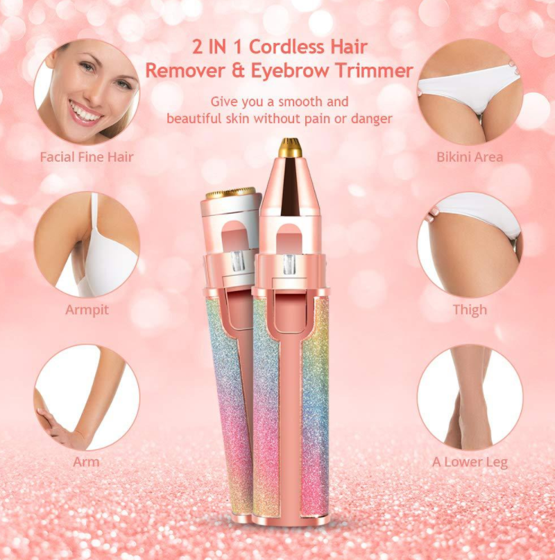 New Lipstick Shape Ladies Electric Shaver Automatic Eyebrow Trimming Artifact