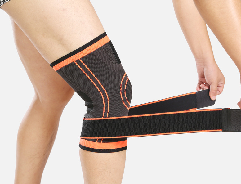 Rodilleras deportivas, mangas para fitness, running, ciclismo, rodilleras elásticas de nailon