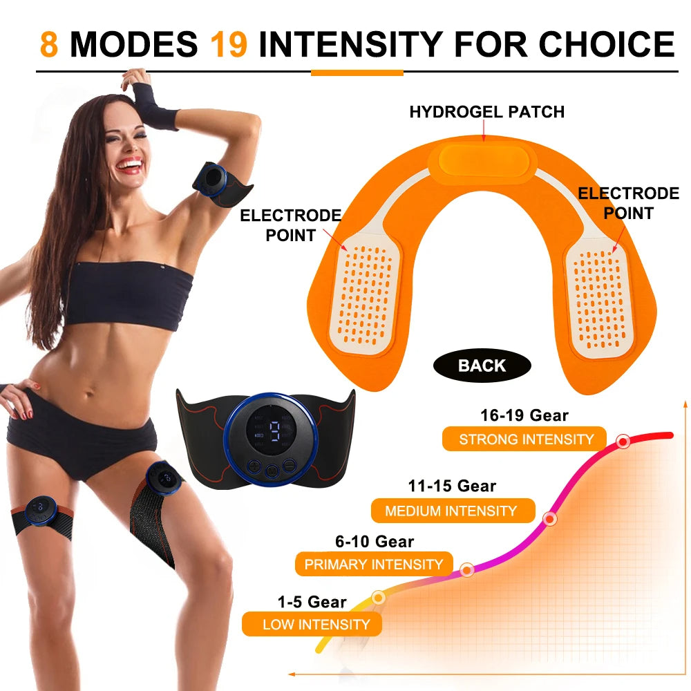 Entrenador inalámbrico para glúteos y caderas