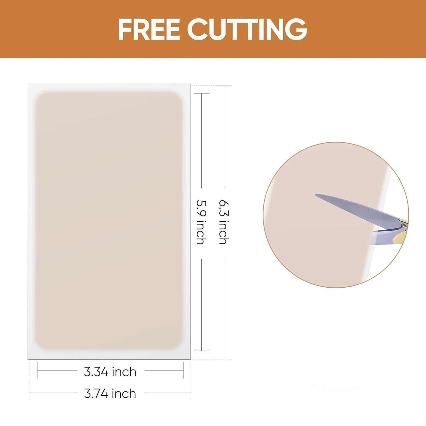 6-teiliges Tattoo- und Narben-Abdeckpflaster