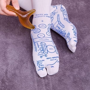Calcetines de reflexología con herramienta de masaje™