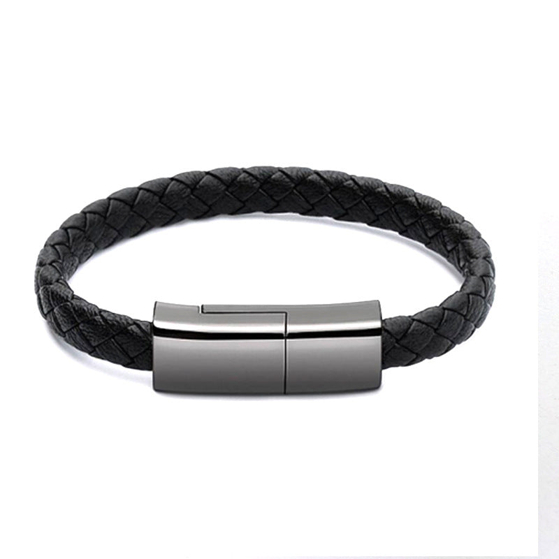 Cable de carga USB para pulsera para iPhone, USB-C y Micro