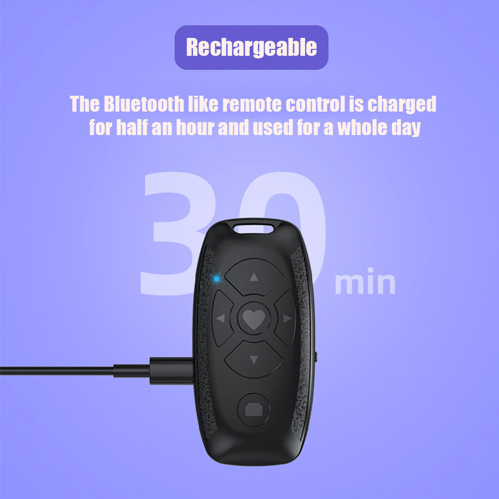 Mobile Phone Bluetooth Remote Control Wireless Rechargeable Page Turning Controller