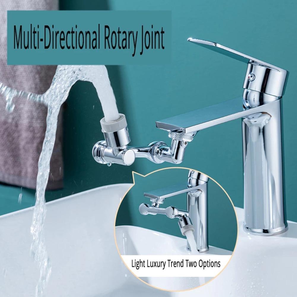 Aireador de grifo giratorio universal de 1080 grados Extensor de grifo multifunción Ducha giratoria universal resistente a salpicaduras