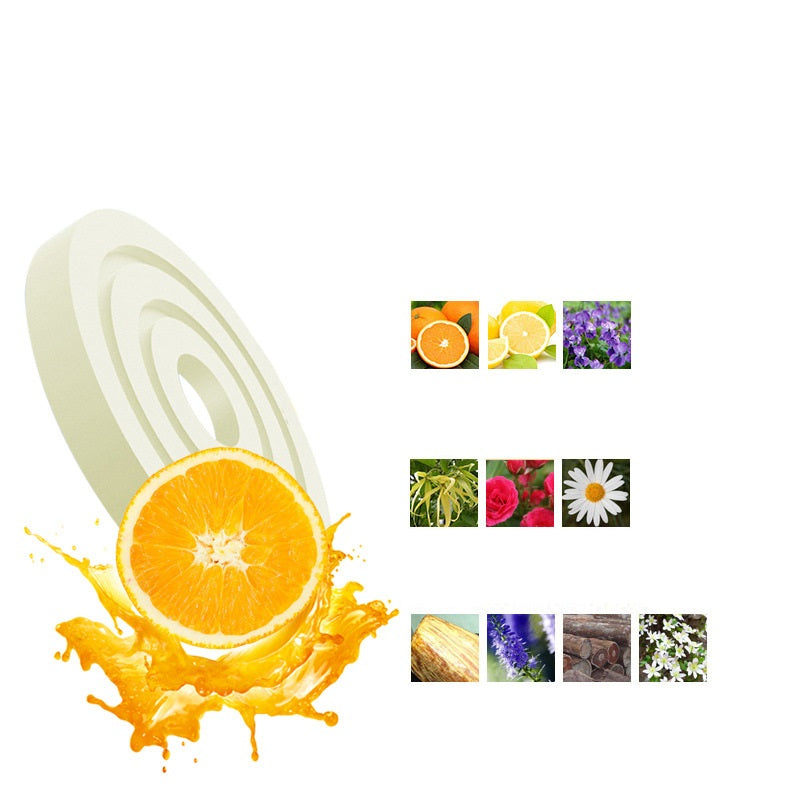 Solarbetriebener Auto-Hubschrauber-Lufterfrischer, rotierende, kühle Parfüm-Ornamente