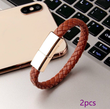Cable de carga USB para pulsera para iPhone, USB-C y Micro