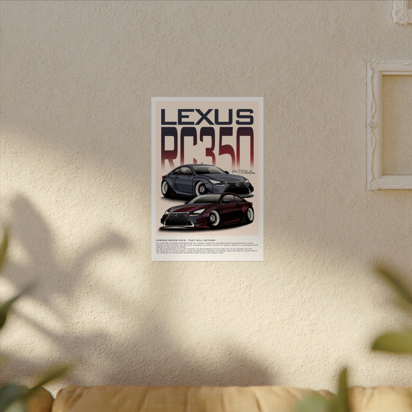 Strukturierte Aquarell-Mattplakate