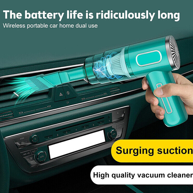Wireless Car Vacuum Cleaner USB Charging 2000Mah Portable Mini Wet and Dry 29000Pa Vacuum Cleaner