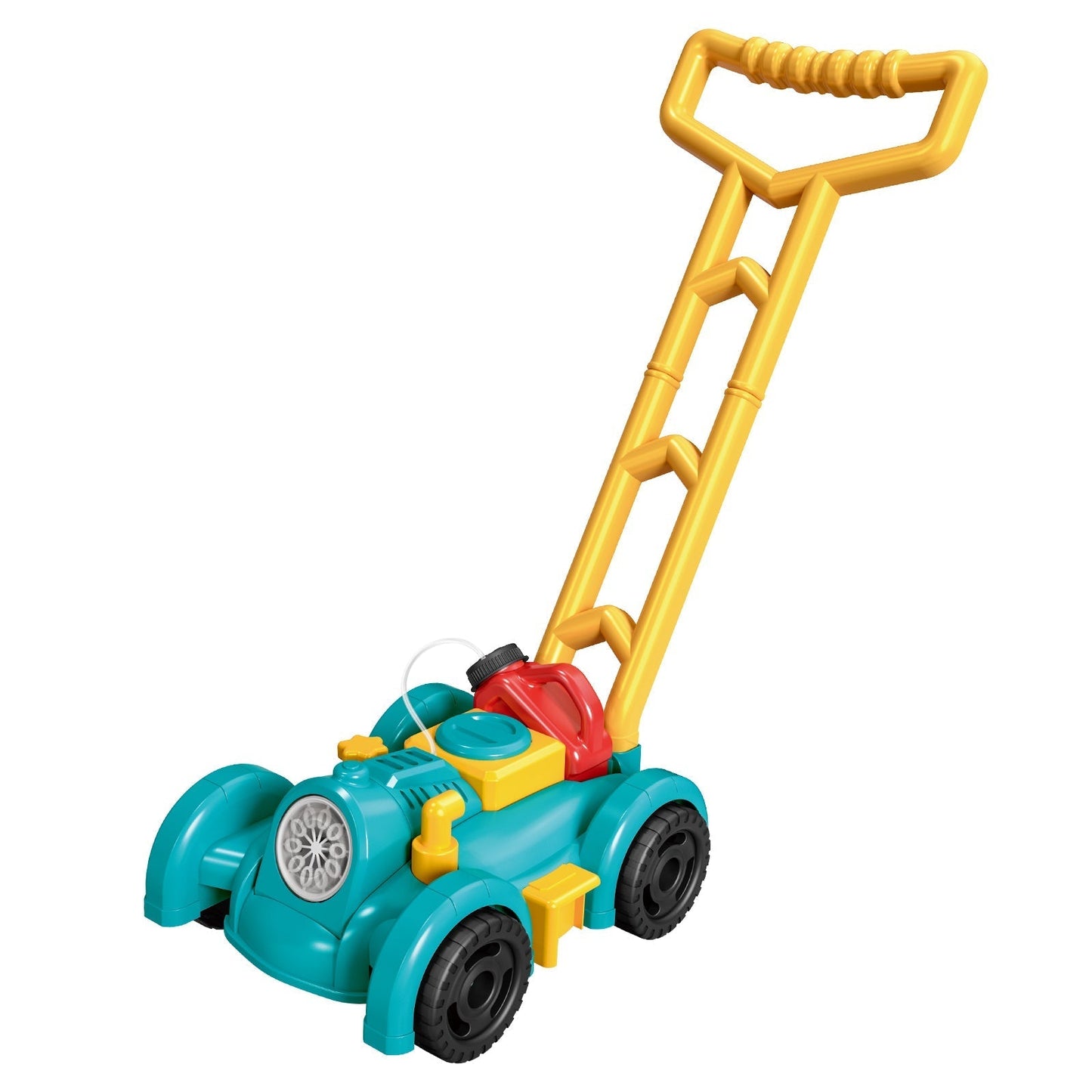 Chariot à bulles à pousser à la main pour enfants - Souffleur de bulles électrique rotatif pour s'amuser en plein air