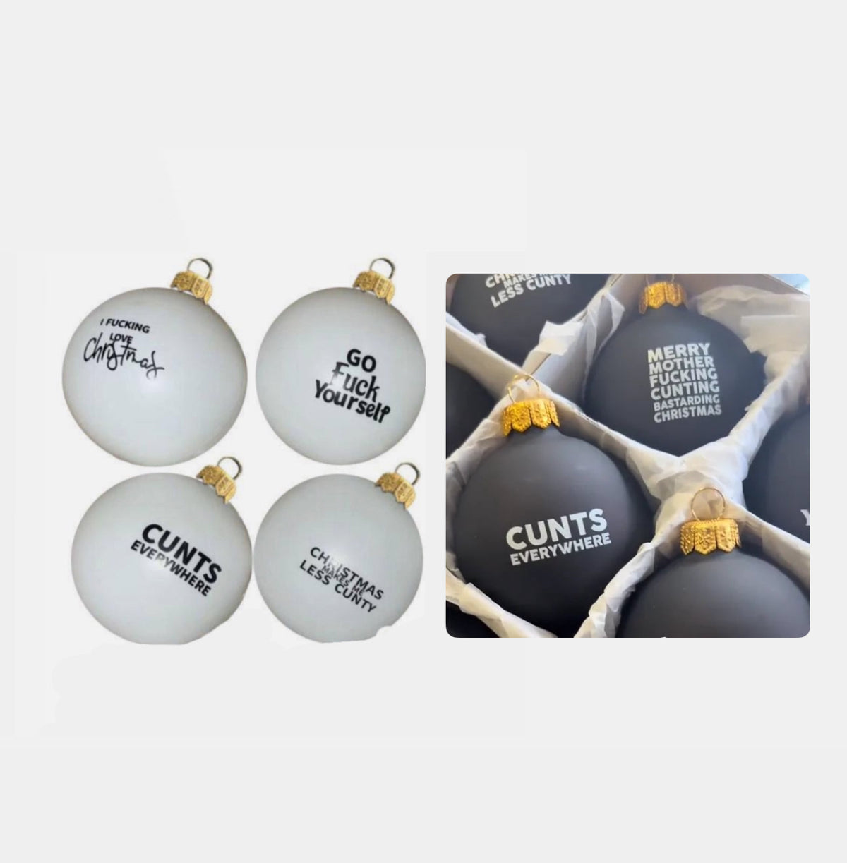 Offensive Ornament Set