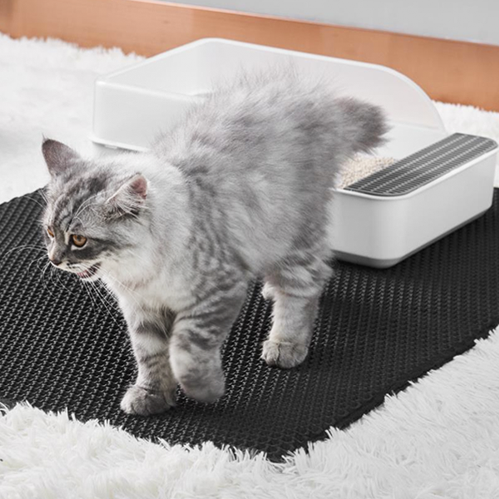Esterilla para arena para gatos que no ensucia