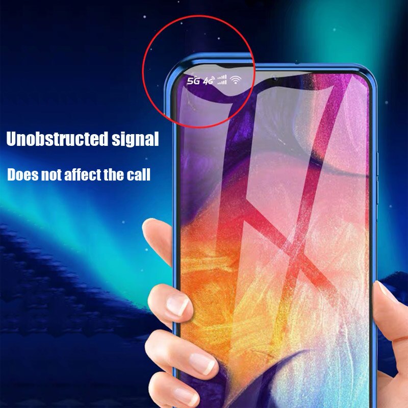 Funda metálica magnética de doble cara para Samsung Galaxy S22 S21 UItra S10 Plus para Note10 20 A12