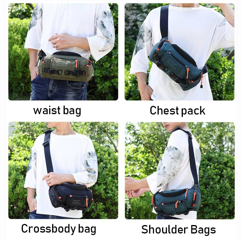 Bolso de pecho informal para hombre