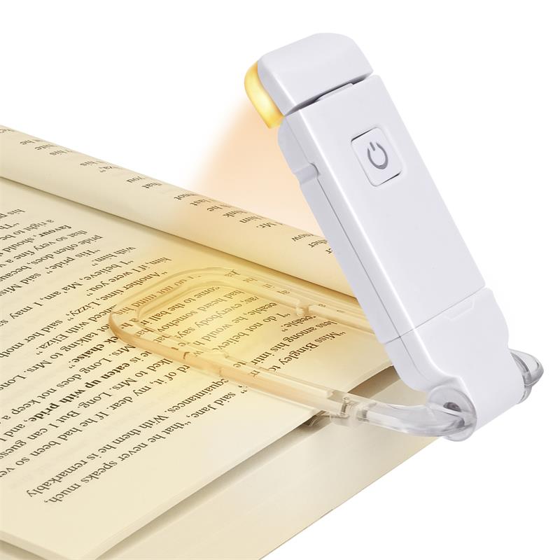 Lámpara de libro recargable