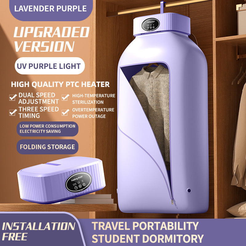 New Foldable Clothes Dryer Portable Travel Household Clothing Iron