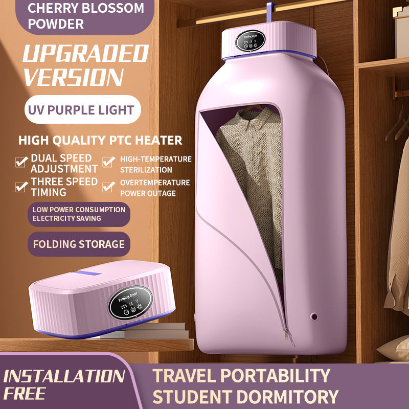 New Foldable Clothes Dryer Portable Travel Household Clothing Iron