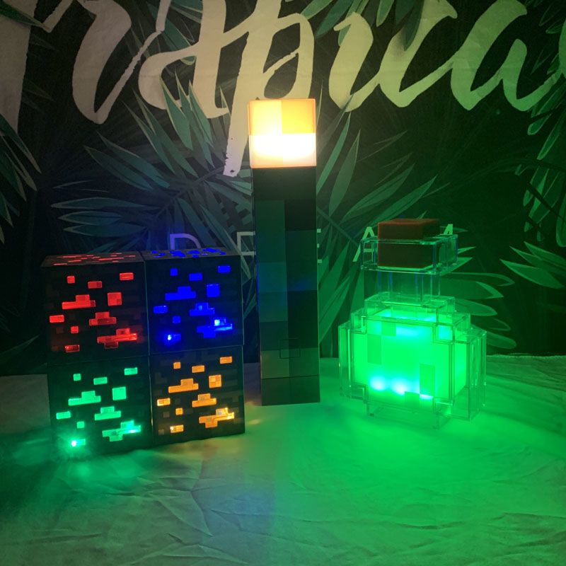 Lámpara de Minecraft
