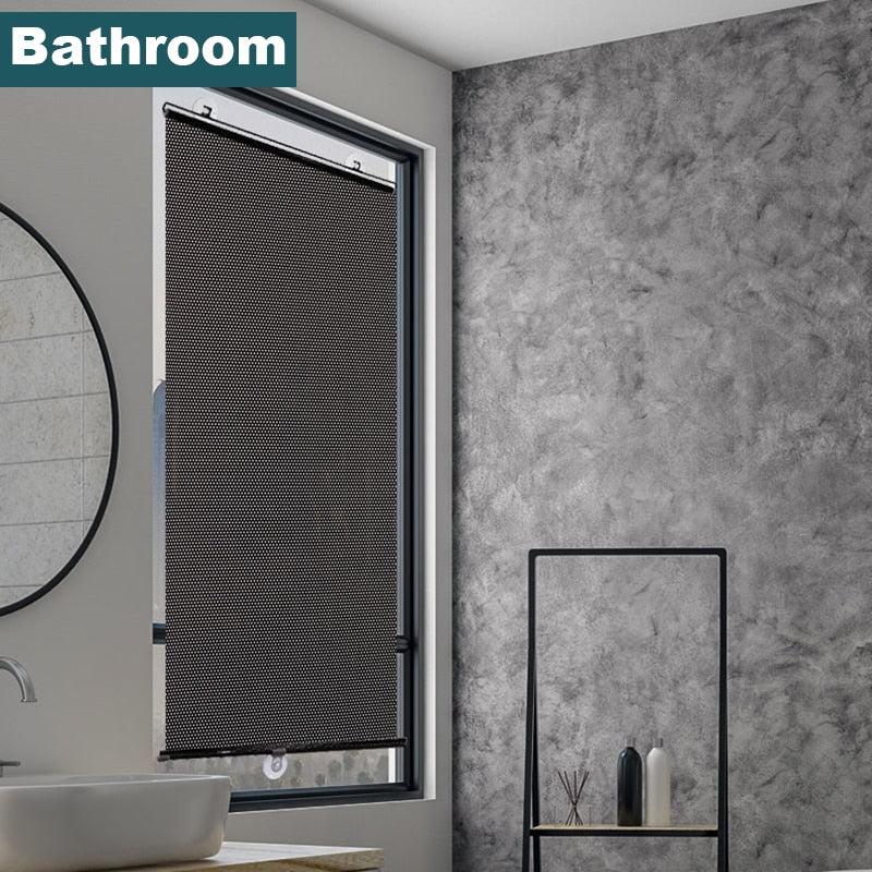 Universal-Rollos mit Saugnapf, Sonnenschutz, Verdunkelungsvorhang