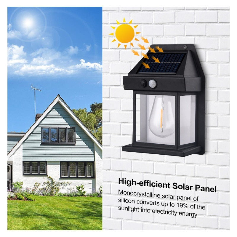 Lámpara de pared solar