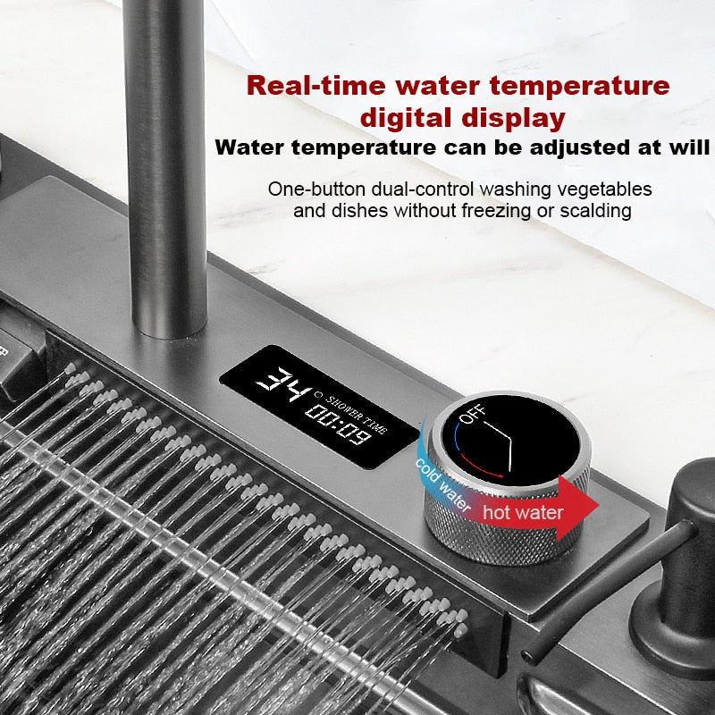 Küchenspüle aus Edelstahl