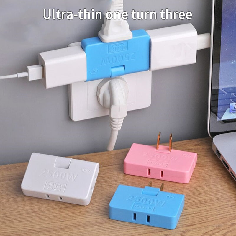 3-in-1-Verlängerungsstecker, elektrischer Adapter
