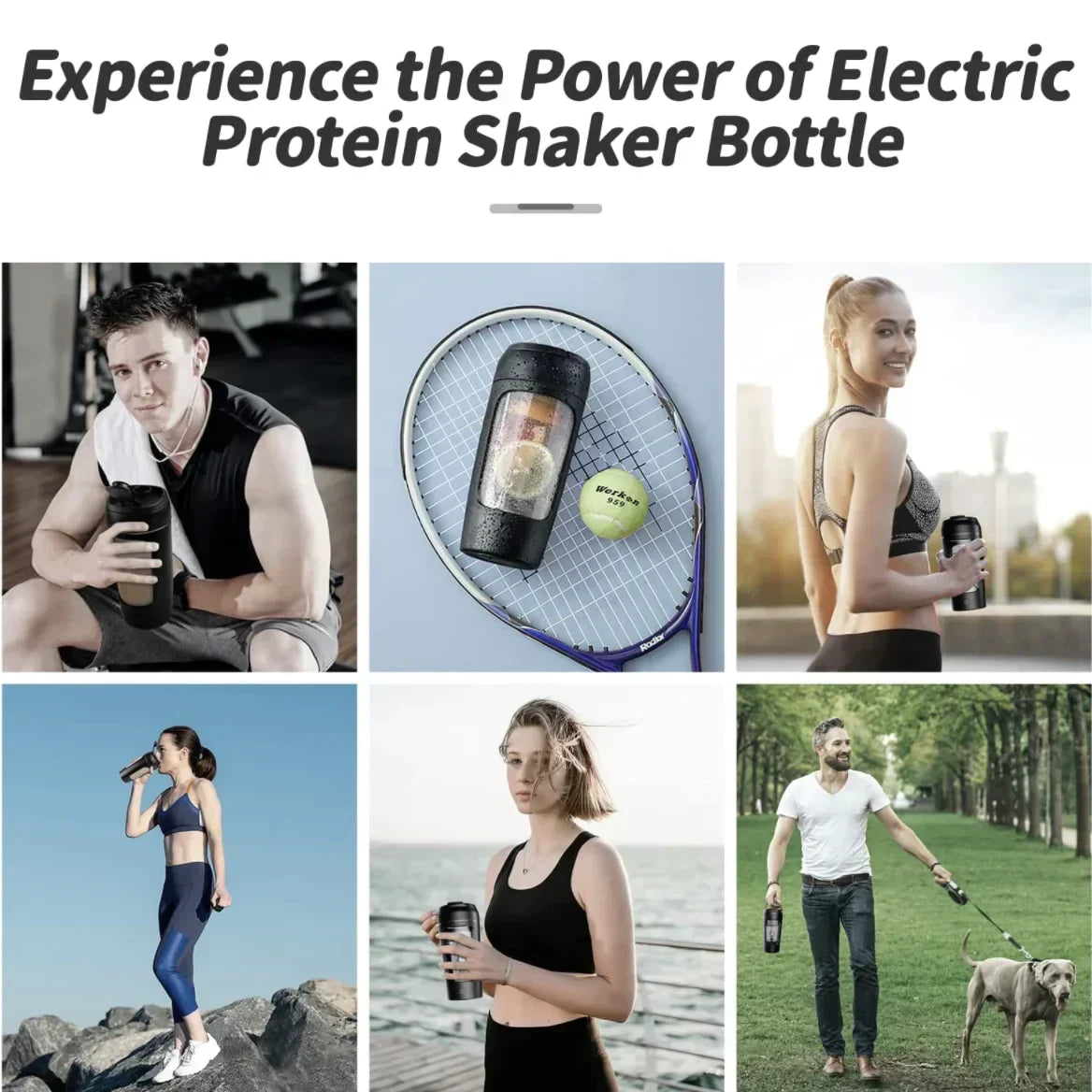 Elektrische tragbare Proteinflasche