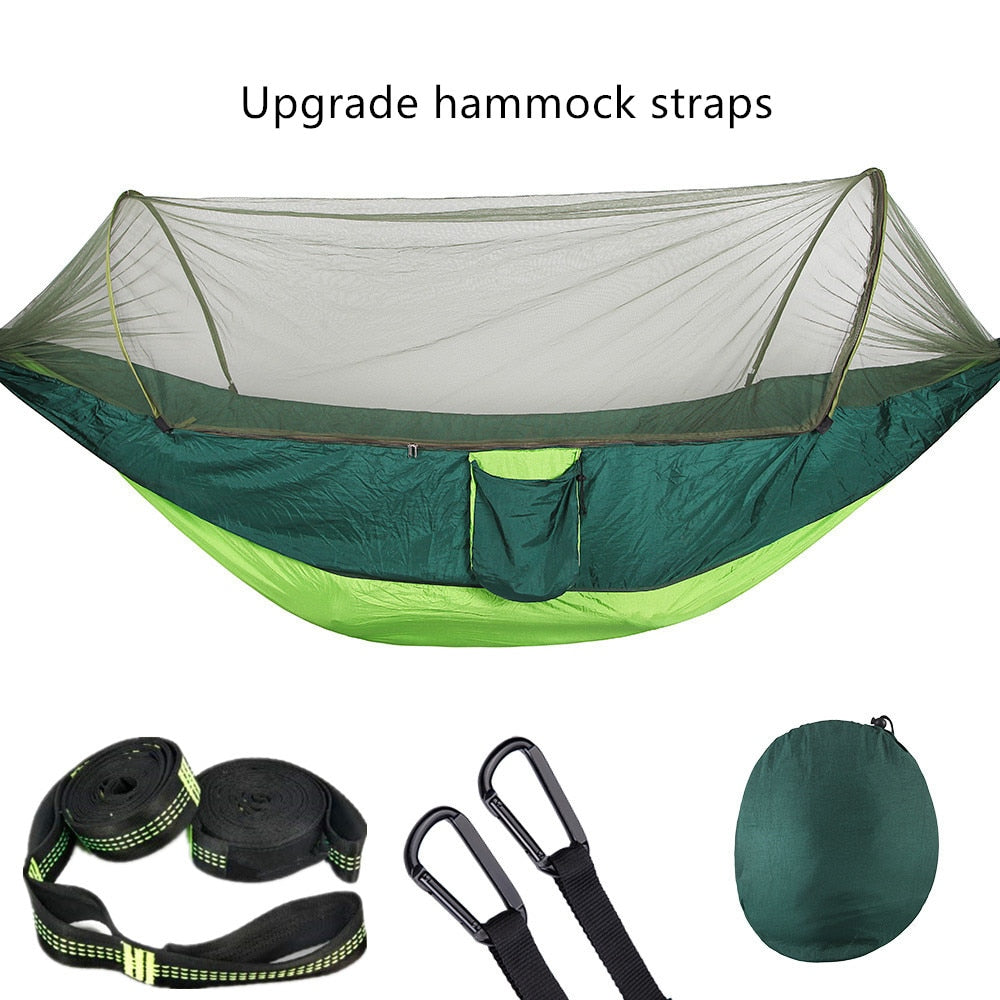 Hamaca para acampar con mosquitero