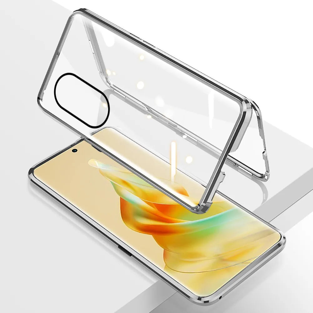 360° Magnetic Front Back Flip Case For Oppo Reno