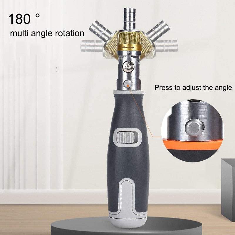 Tragbarer Ratschenschraubendreher-Satz 10 in 1 versteckter Schraubendreher