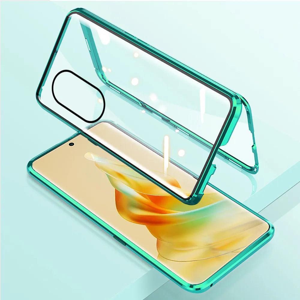 360° Magnetic Front Back Flip Case For Oppo Reno