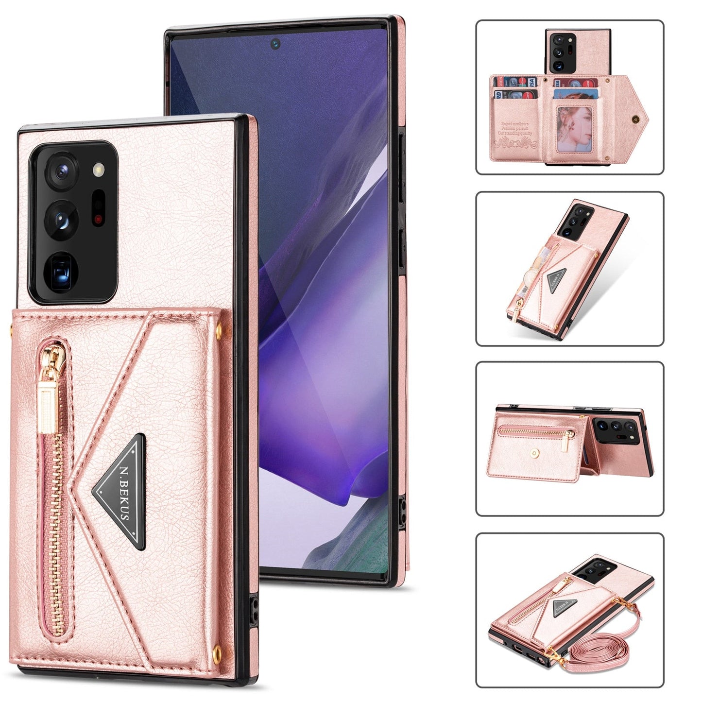 Funda tipo billetera para teléfono Samsung