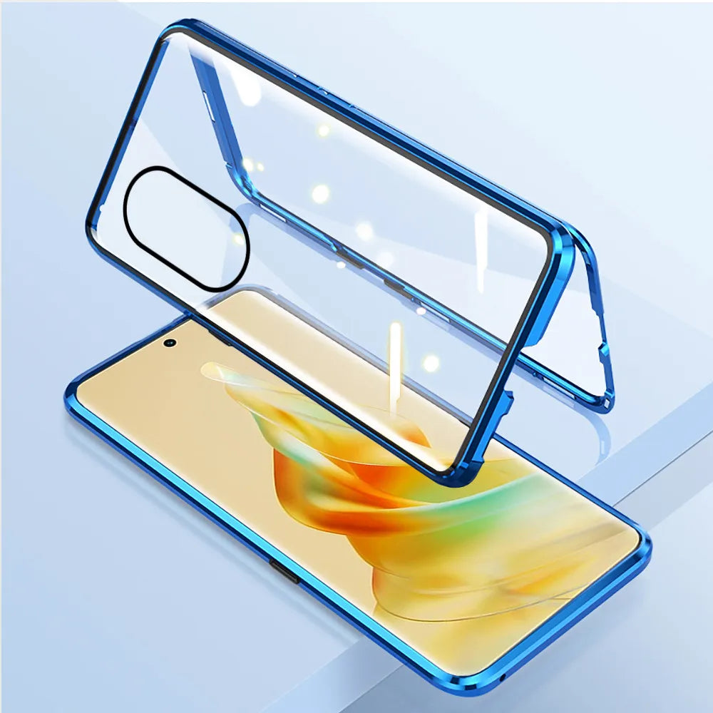 360° Magnetic Front Back Flip Case For Oppo Reno