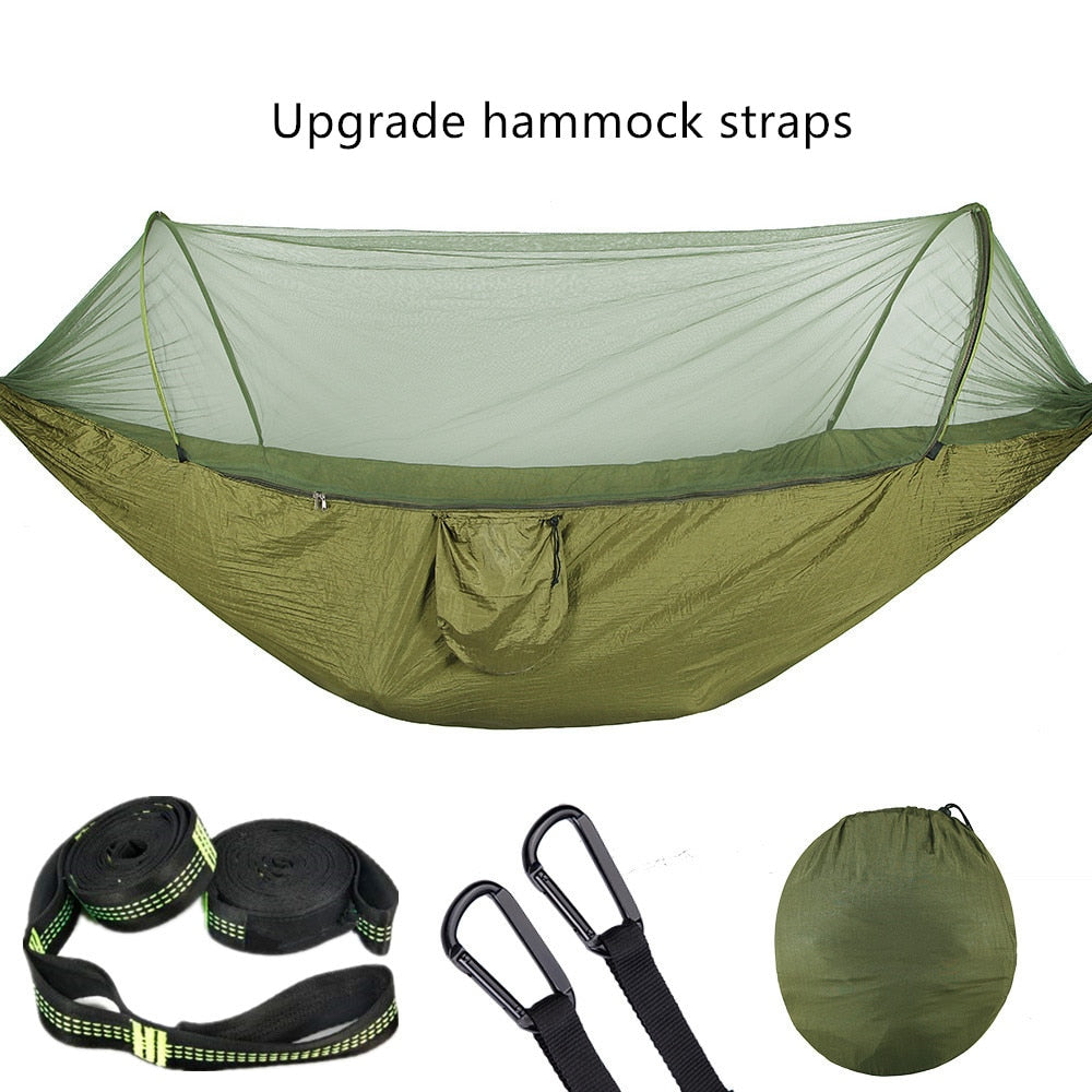 Hamaca para acampar con mosquitero