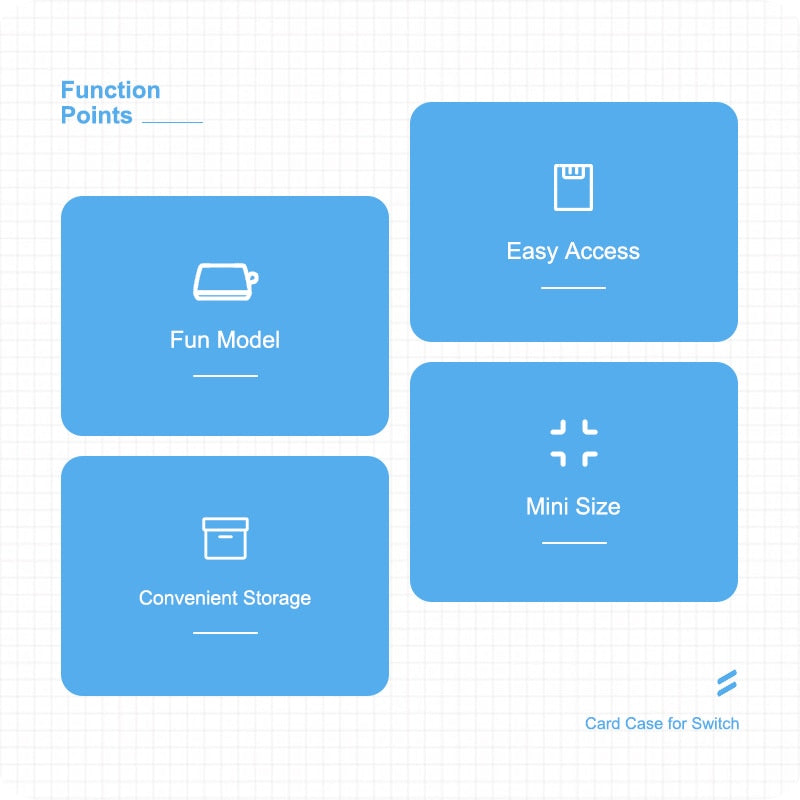 Switch-Spielkartenhülle für Nintendo