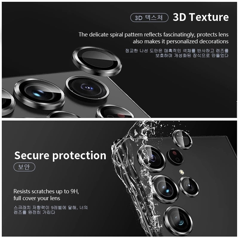 Protectores de lentes de cámara