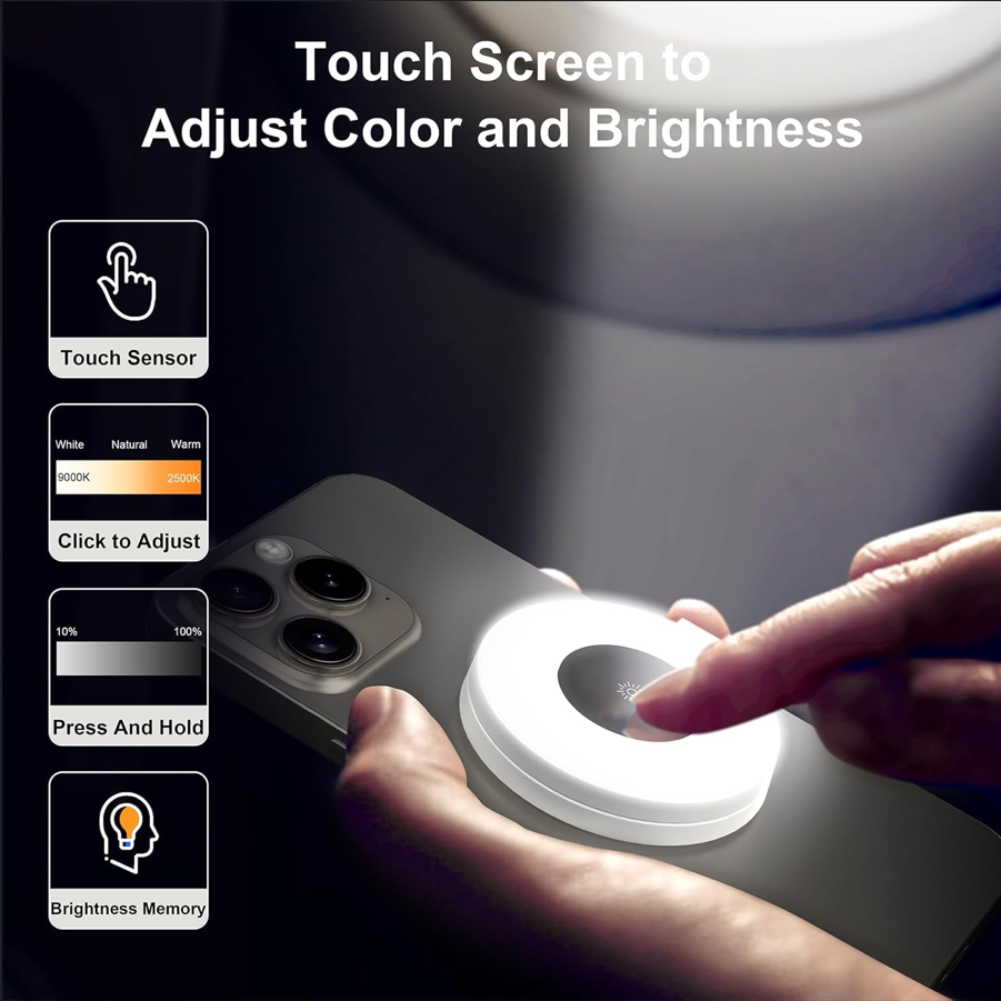 Magnetisches kabelloses LED-Ringlicht