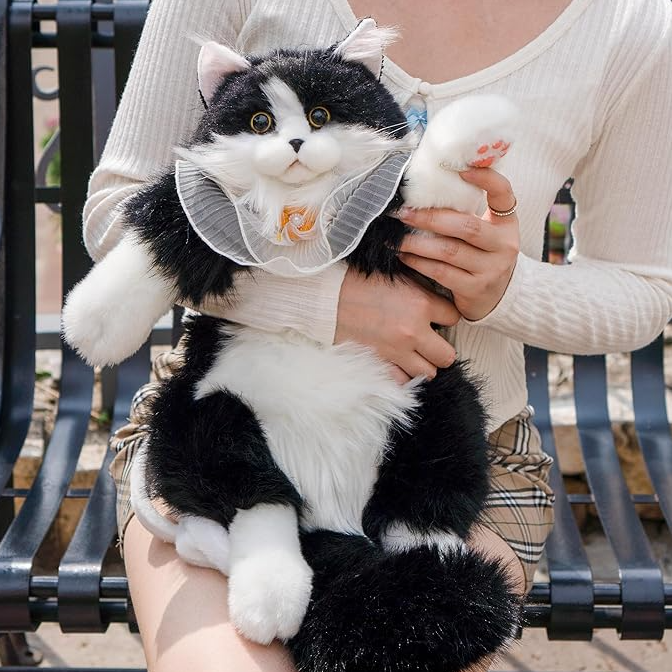 Plüschrucksack in Katzenform