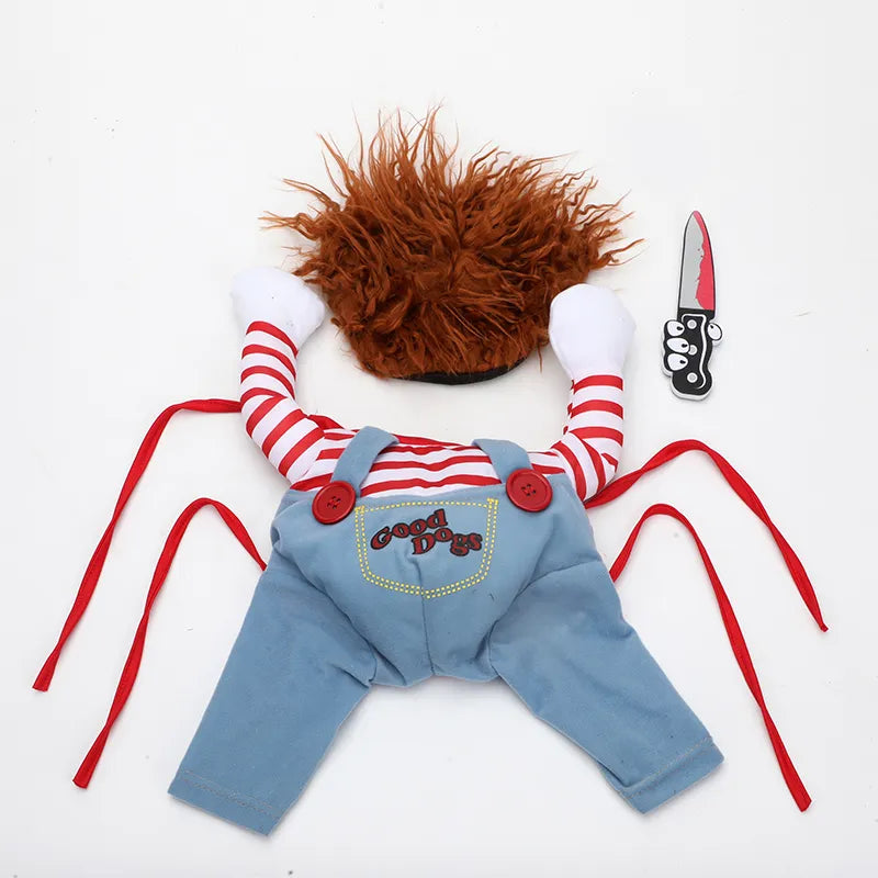 SpookyBoo - Disfraz de perro de muñeco mortal