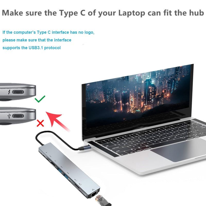 Adaptador para computadora portátil con estación Thunderbolt