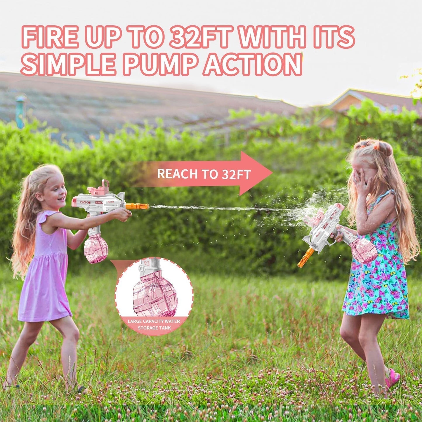 UZI electric water gun Children's toy water jet gun summer water play 8+