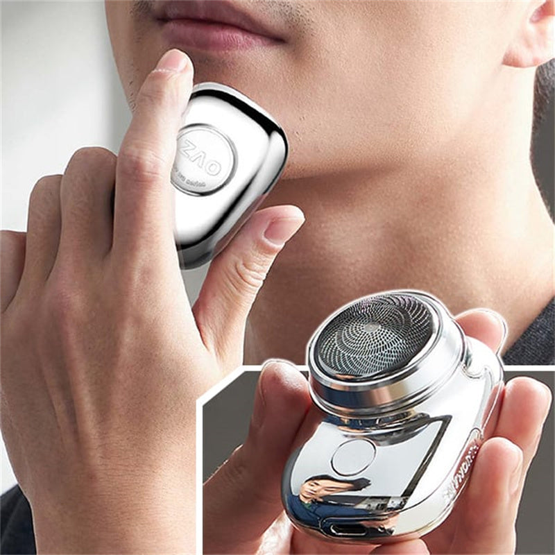 Pocket-Sized Rechargeable Electric Mini Travel Shaver