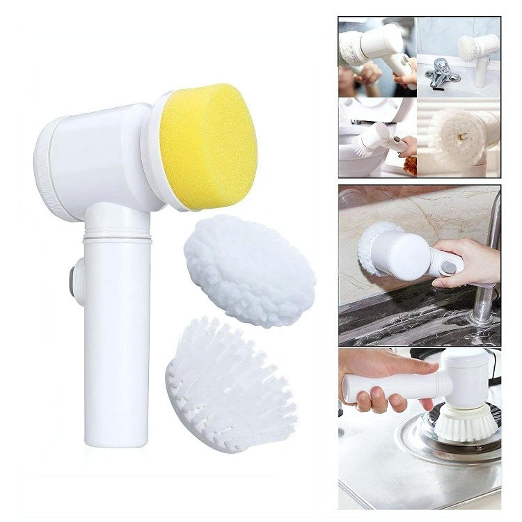 Cepillo de limpieza eléctrico 5 en 1 para cocina, baño, hogar, cepillo mágico
